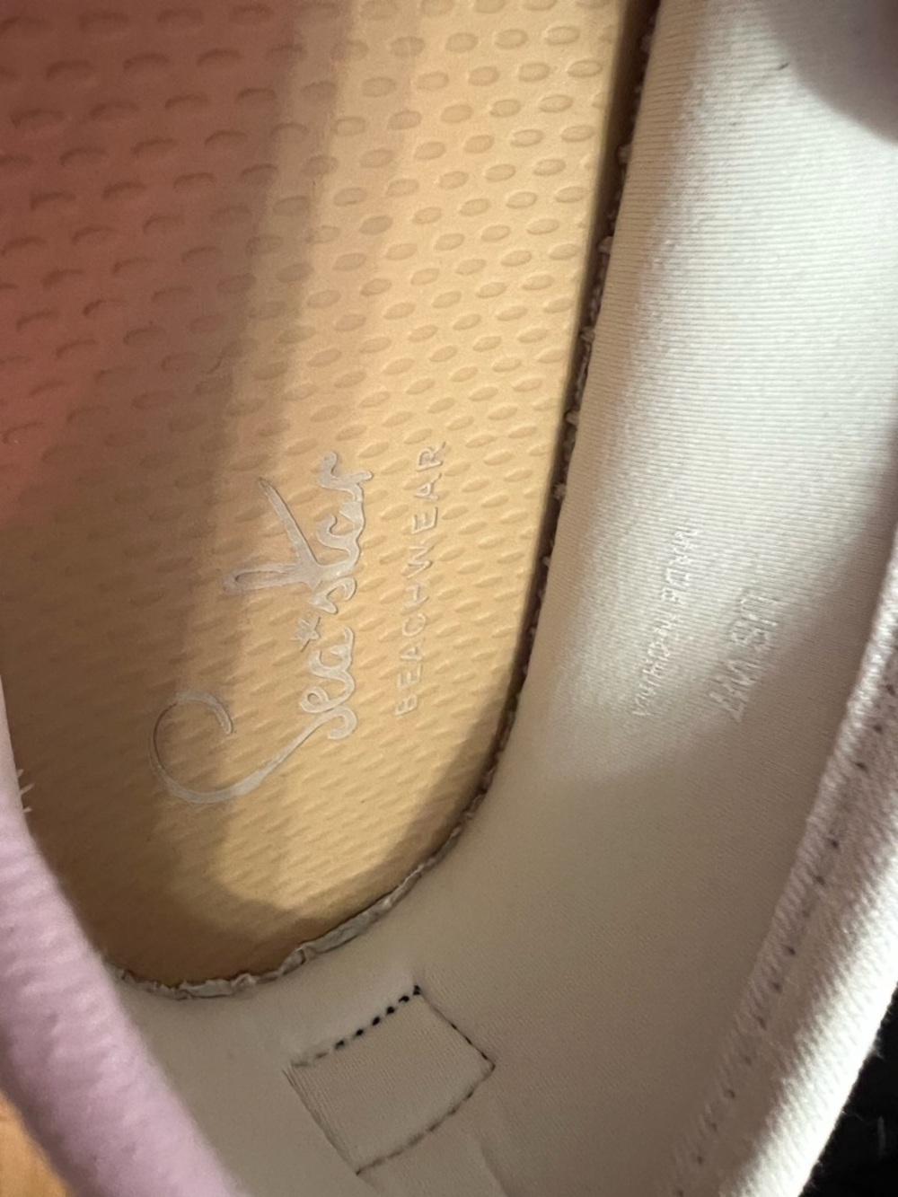 Sea Star White Canvas Espadrille Slide - Women's - Picture 6 of 6